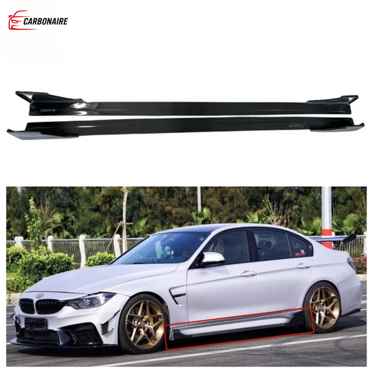 Carbon Fiber MAD Style Side Skirt for BMW 3 Series F30 4 Series F32 2012-2019