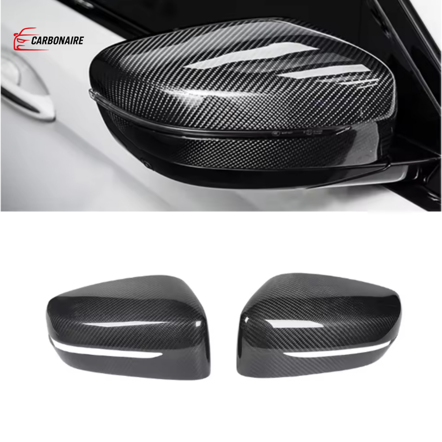 BMW G20 Side Mirror Cover Carbon Side mirrors RHD