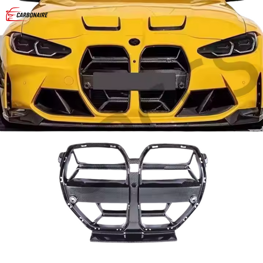 BMW M3 G80 M4 G82 CSL Front Bumper Grille air Intake Carbon Fiber  (2020-2024)