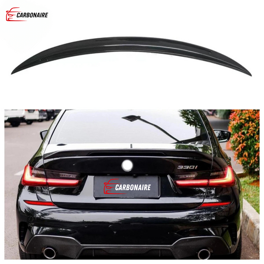 M340i Carbon Fiber MP Style Rear Spoiler Wing for BMW 3 Series G20 2019+