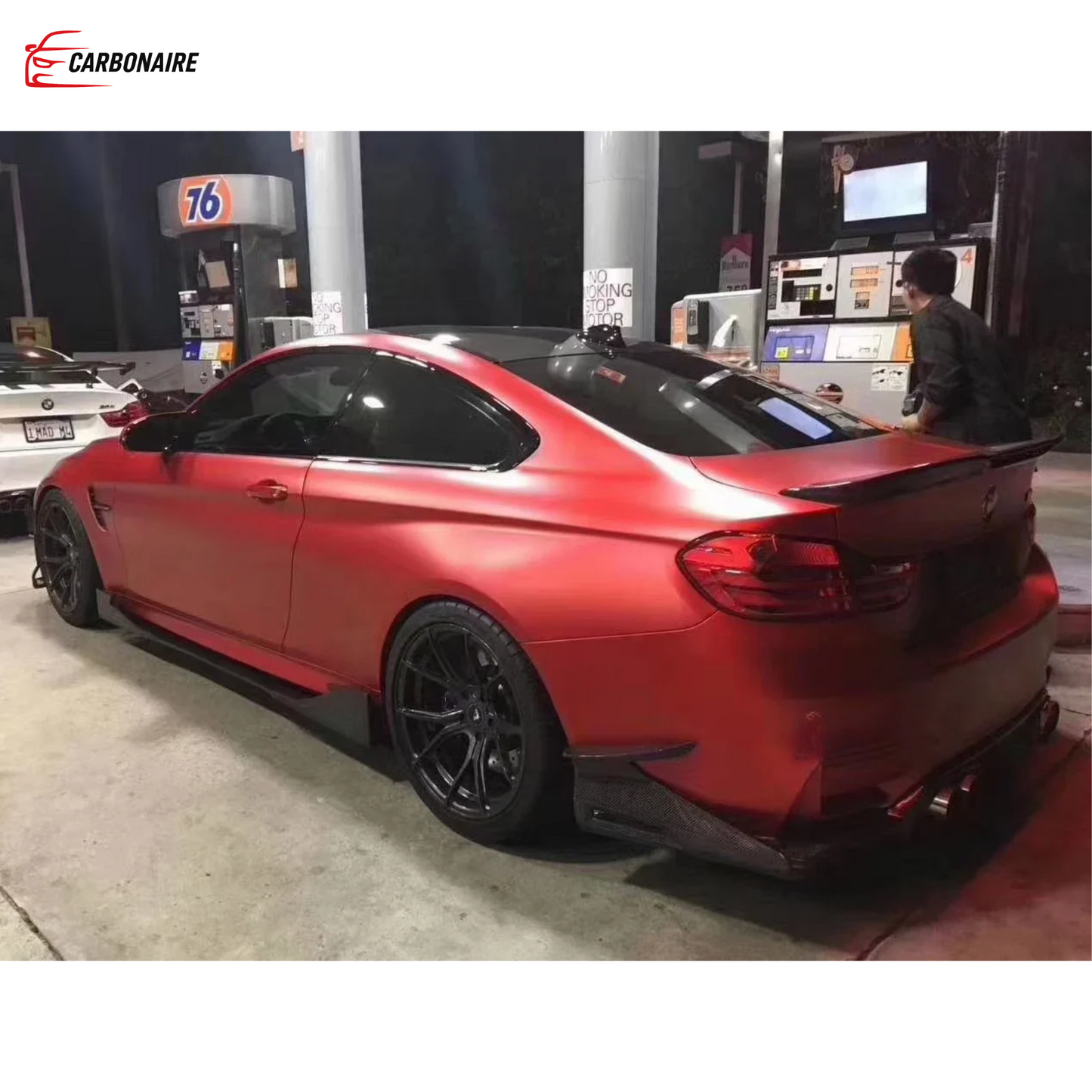 Carbon Fiber MAD Style Side Skirt for BMW 3 Series F30 4 Series F32 2012-2019