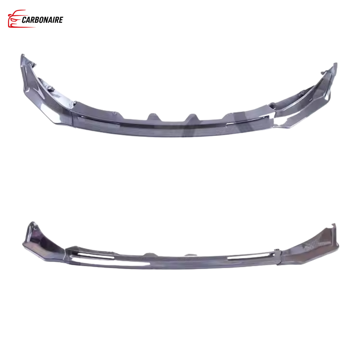BMW M3 M4 G80 G82 Front Lip Double Door Coupe Carbon Fiber V Style (2020-2024)
