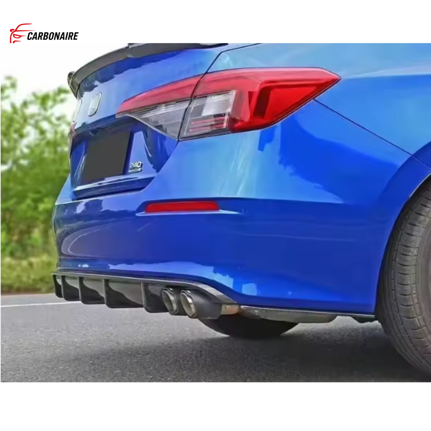 Honda Civic FE Carbon Fiber Diffuser