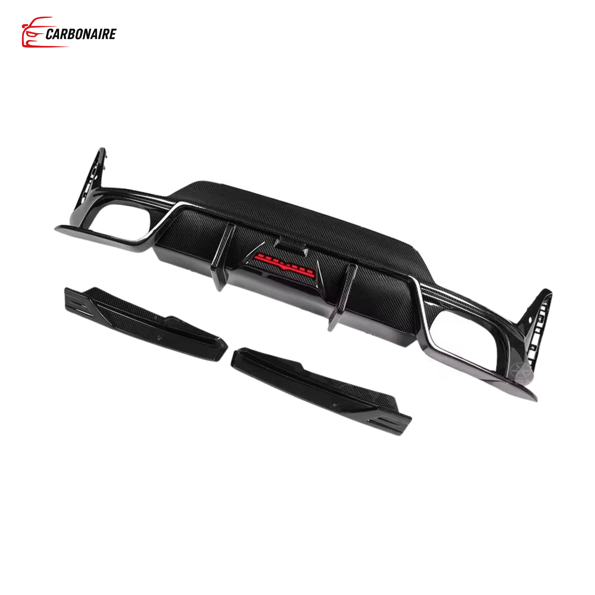 Carbon Fiber TAKD Style Rear Bumper Diffuser for BMW 3 Series G20 LCI