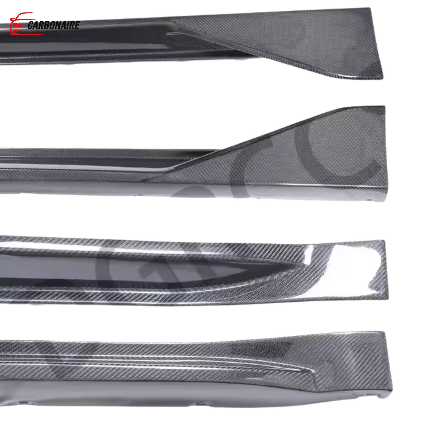 BMW M3 M4 G80 G82 Side Skirt Carbon Fiber Double Door Coupe MP Style  (2020-2024)