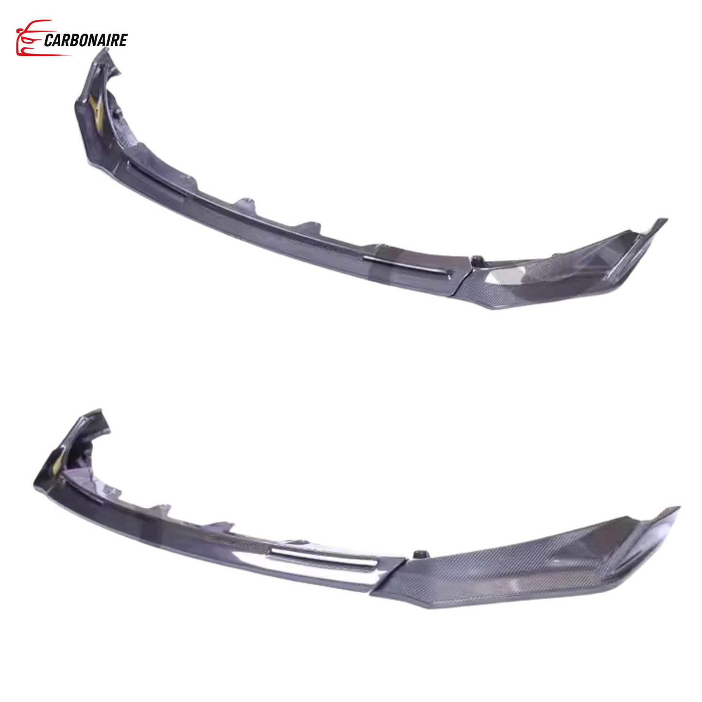 BMW M3 M4 G80 G82 Front Lip Double Door Coupe Carbon Fiber V Style (2020-2024)