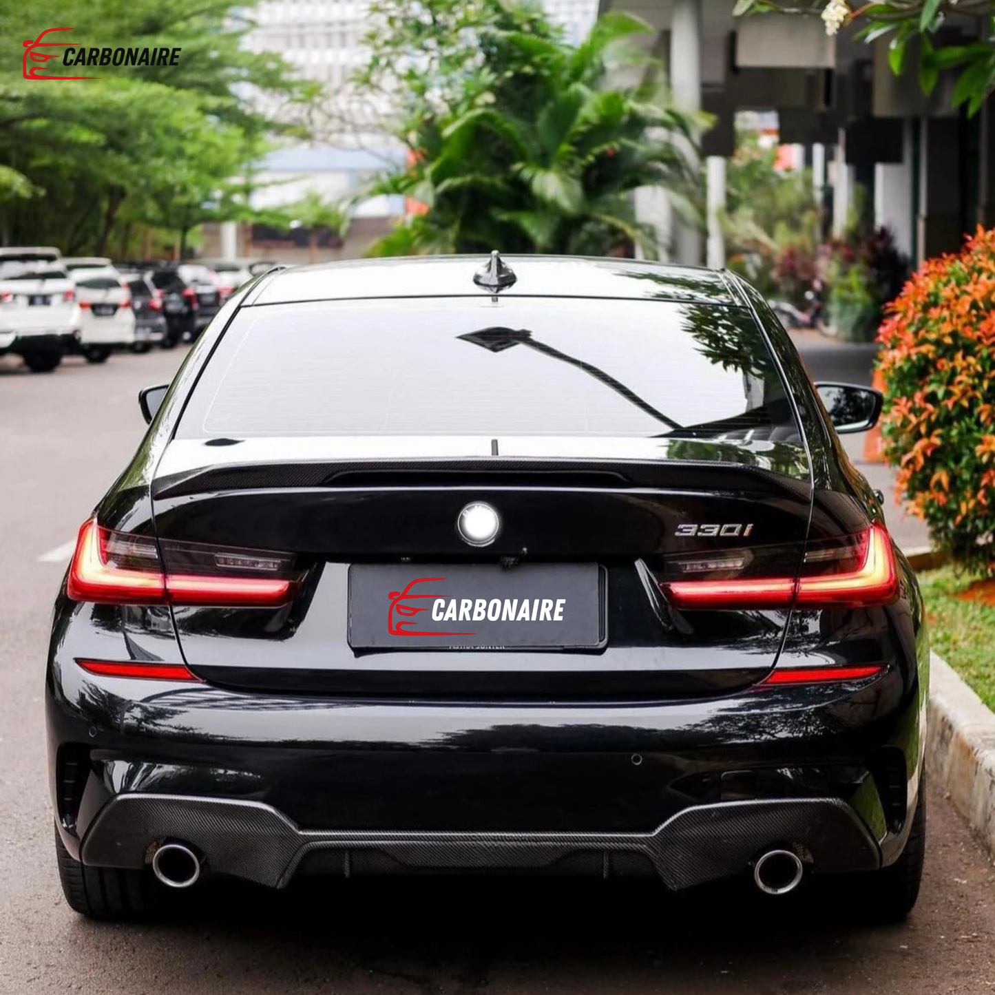 Carbon Fiber M4 Style Rear Spoiler Wing for BMW 3 Series G20 2017-2023