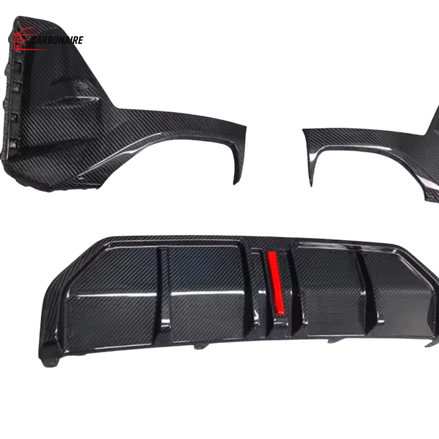 BMW G20 Rear Diffuser LCI Carbon Fiber MP Style With light (2023-2024)