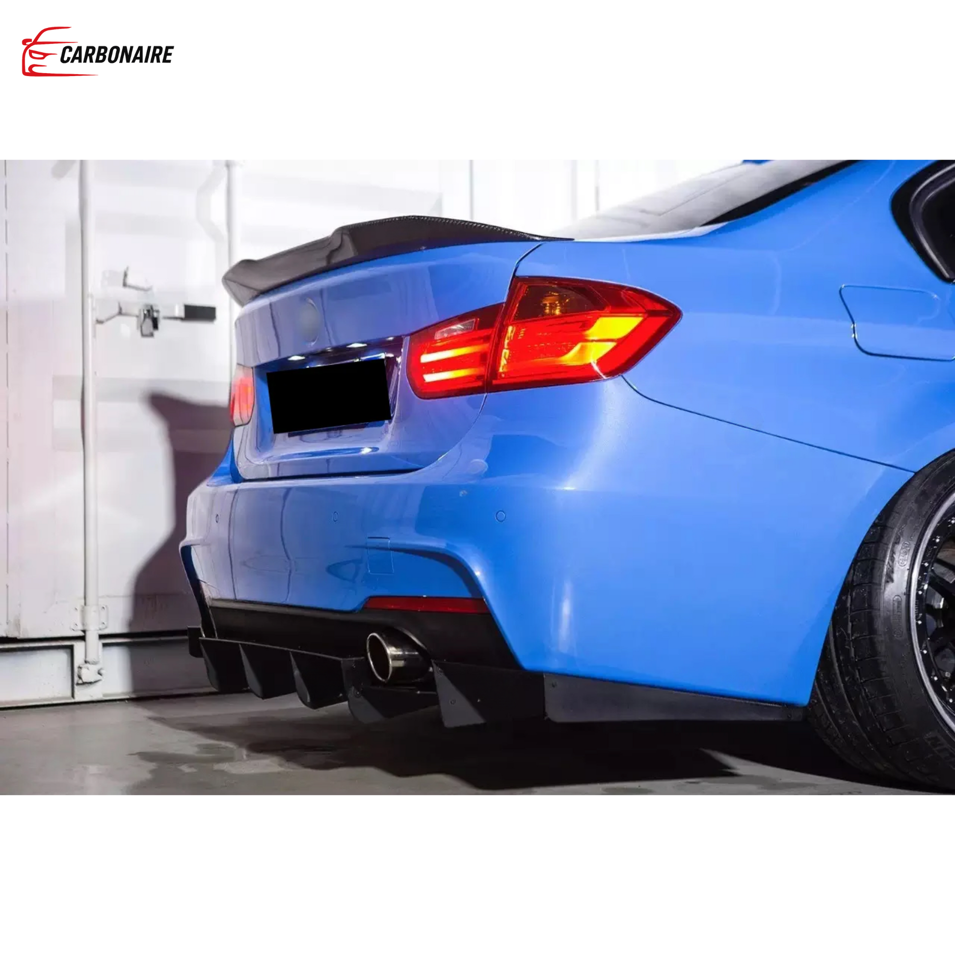 Carbon Fiber PSM Style Rear Spoiler for BMW F30 3 Series 2012-2019