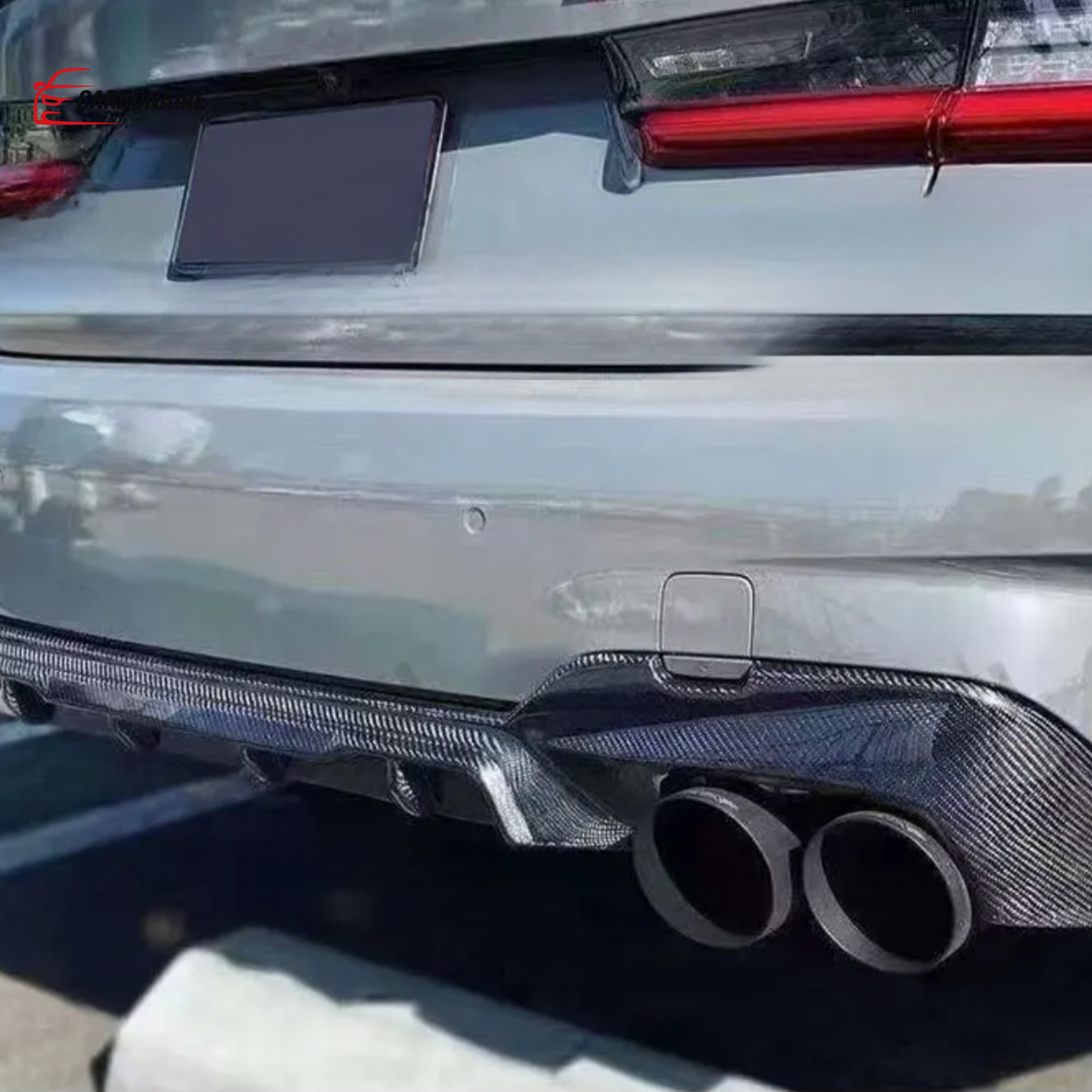 BMW G20 G28  Lip Chin Diffuser Spoiler Carbon Fiber Sport Car Body Kit M Style  (2019-2022)