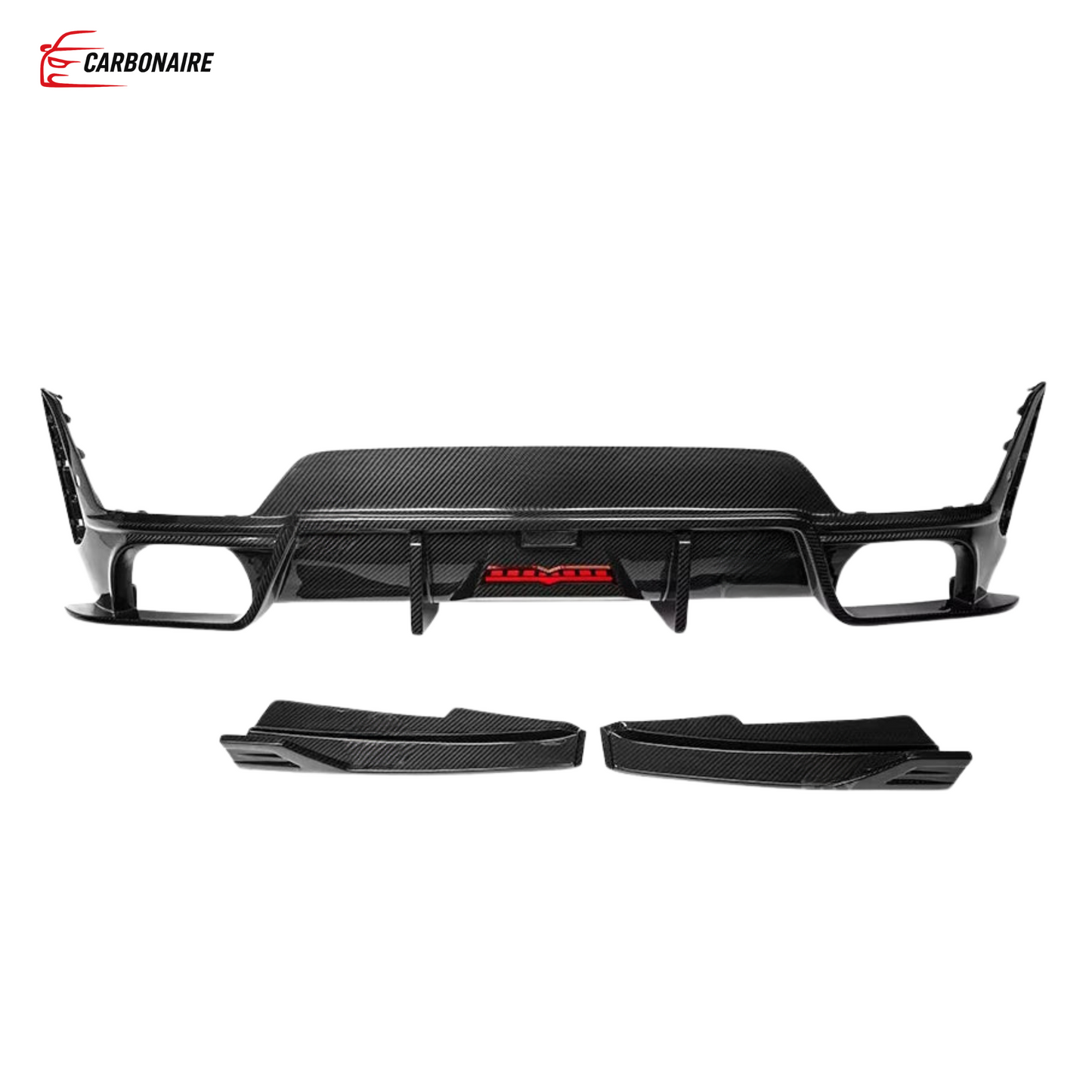 Carbon Fiber TAKD Style Rear Bumper Diffuser for BMW 3 Series G20 LCI