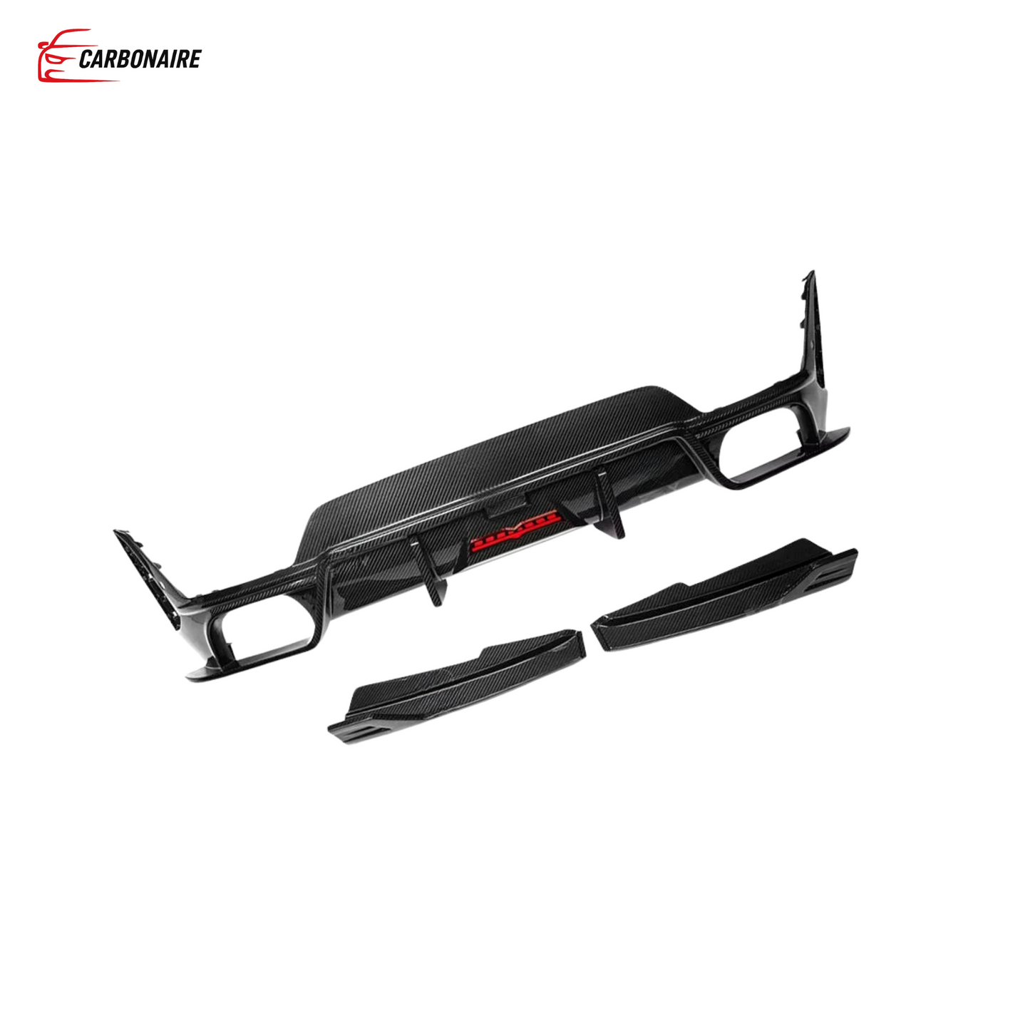 Carbon Fiber TAKD Style Rear Bumper Diffuser for BMW 3 Series G20 LCI