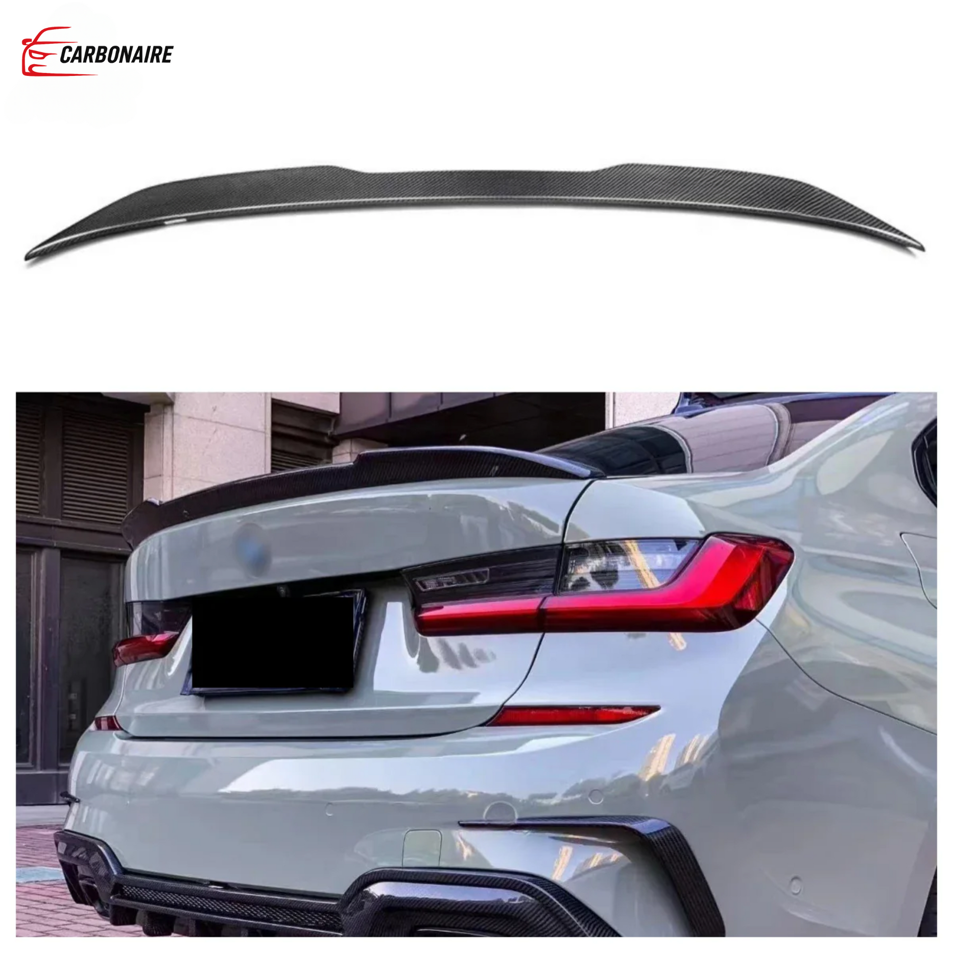 Carbon Fiber PRO Style Rear Spoiler for BMW 3 Series G20 2019+