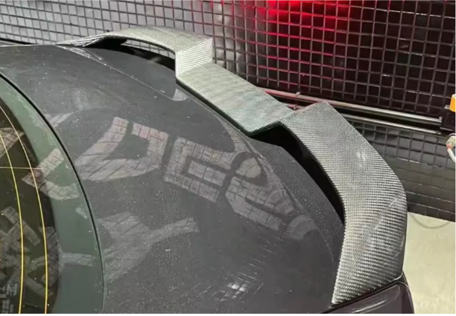 BMW M3 M4 G80 G82 Spoiler Carbon Fiber Double Door Coupe V Style